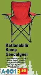 KATLANABİLİR KAMP SANDALYESİ